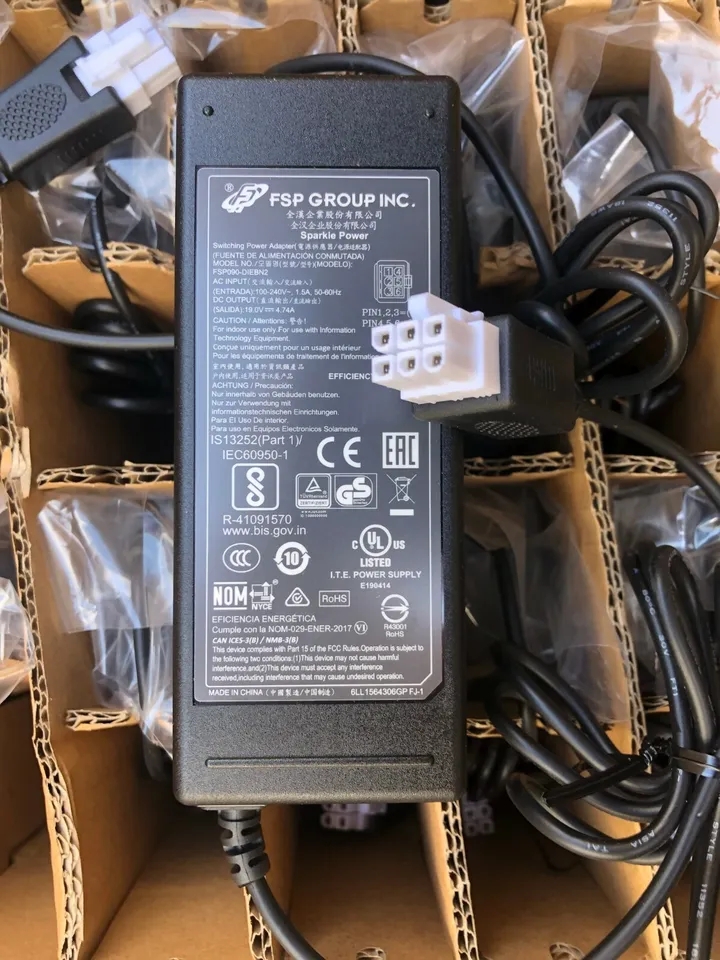 *Brand NEW*NCR/FSP FSP090-DIEBN2 6-Pin 90W 19V 4.74A AC/DC Power Adapter NEW-No CORD Power Supply